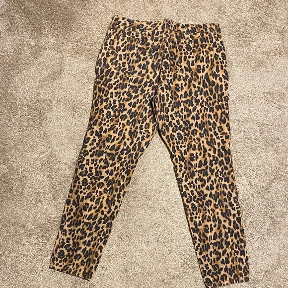 Style & Co. Leopard Print Skinny Jeans - Brown and Black - Picture 2 of 5